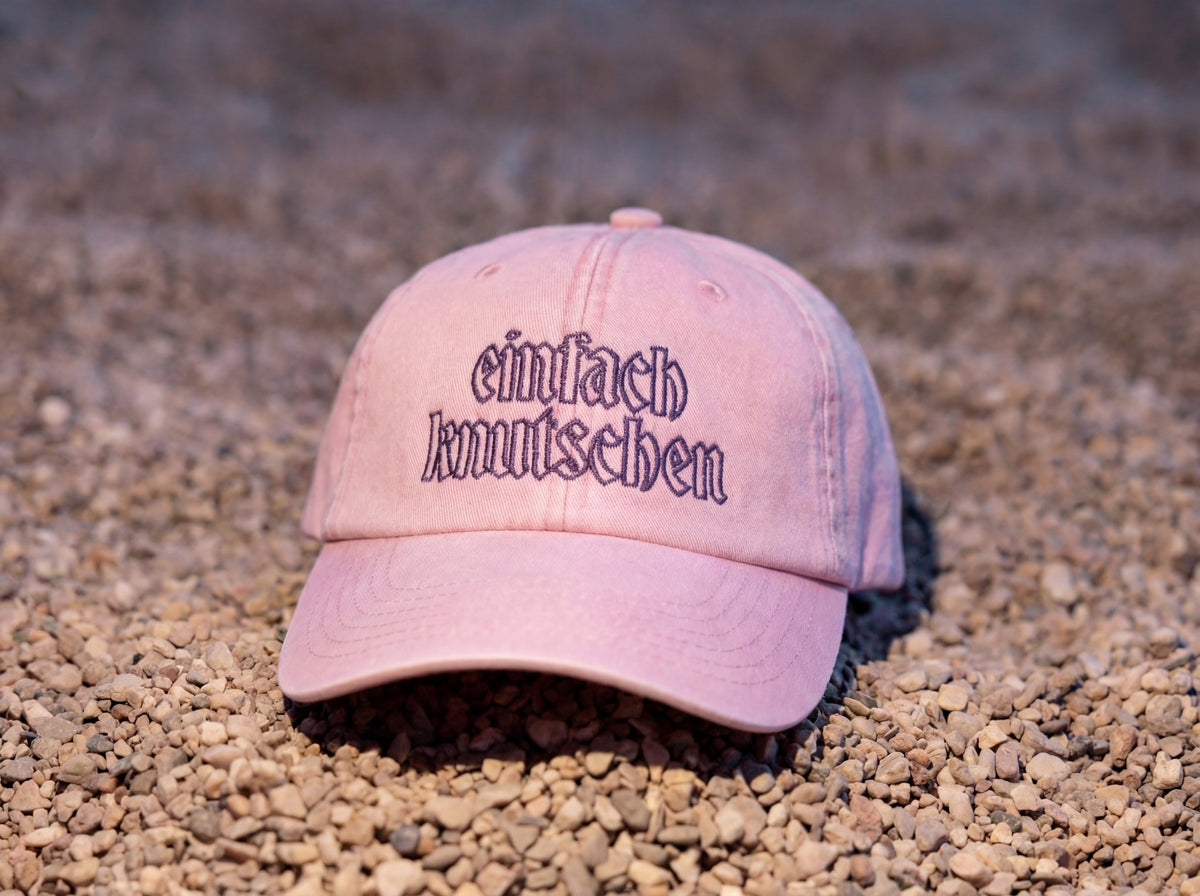 einfach knutschen vintage cap outline stick in rosa