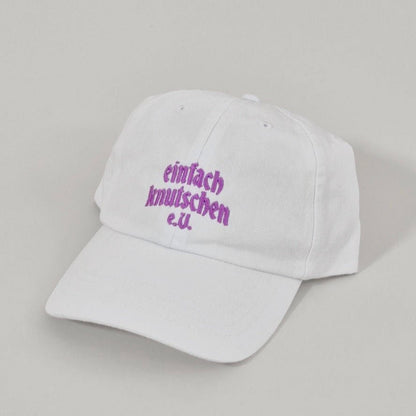 einfach knutschen Cap weiß vorne