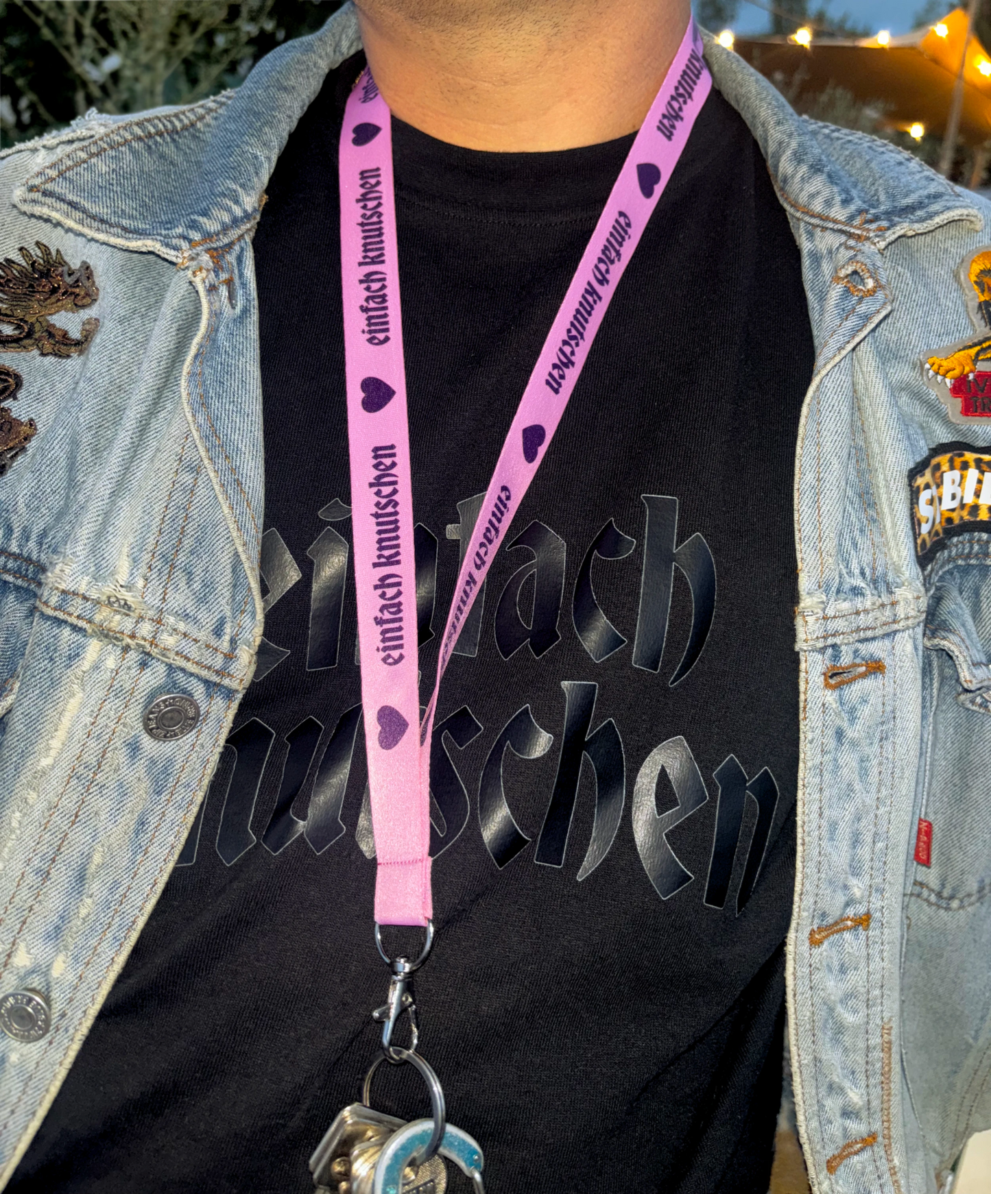 einfach knutschen Schluesselband Lanyard