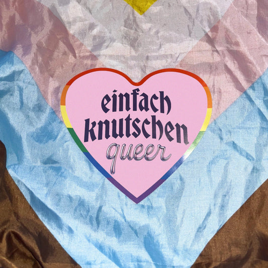 einfach knutschen pride queer sticker aufkleber