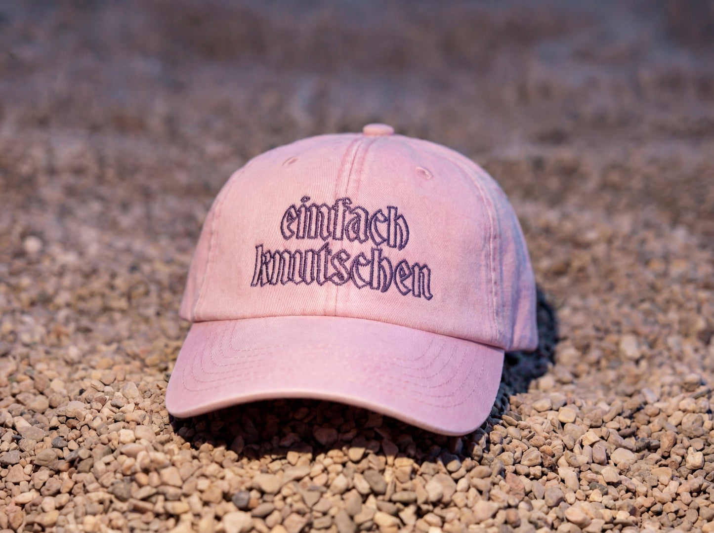 einfach knutschen vintage cap outline stick in rosa