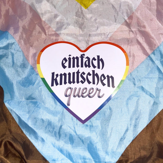 einfach knutschen pride queer sticker aufkleber