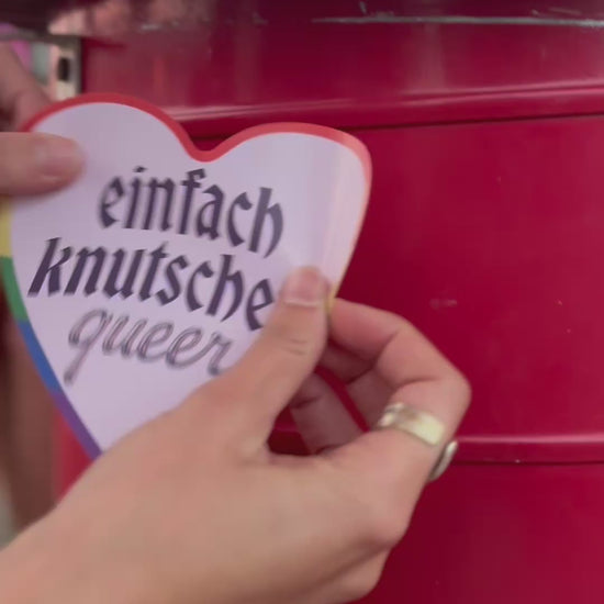 einfach knutschen Sticker Queer Edition Vibe Video