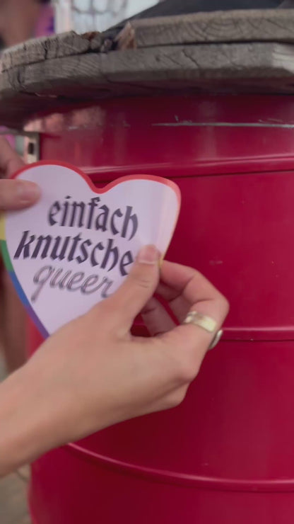 einfach knutschen Sticker Queer Edition Vibe Video